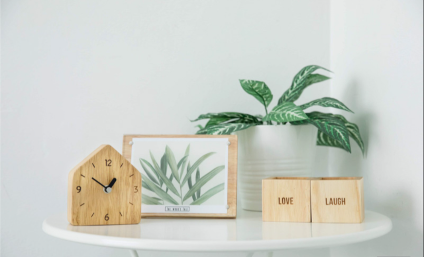 Horloge de table de maison