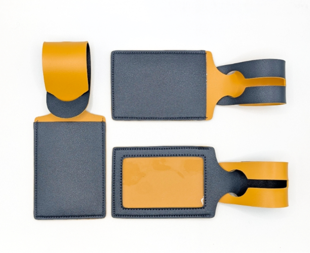 Infinity loop luggage tag