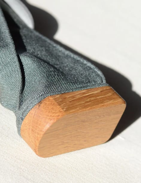 Charcoal/Mix Grey Wood Base Standing Case