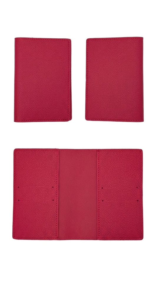 Vegan Leather Passport Holder/Organizer - Scarlett