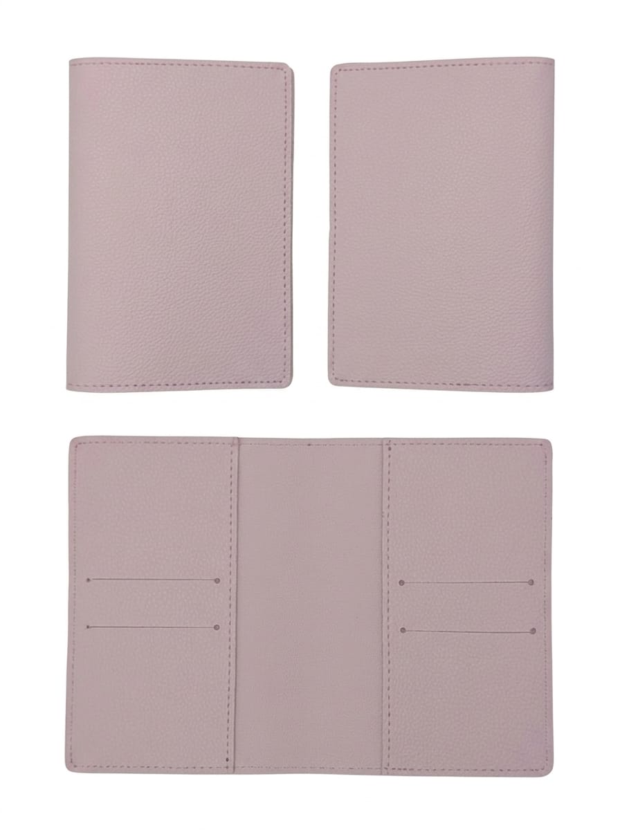 Vegan Leather Passport Holder/Organizer - Lavender