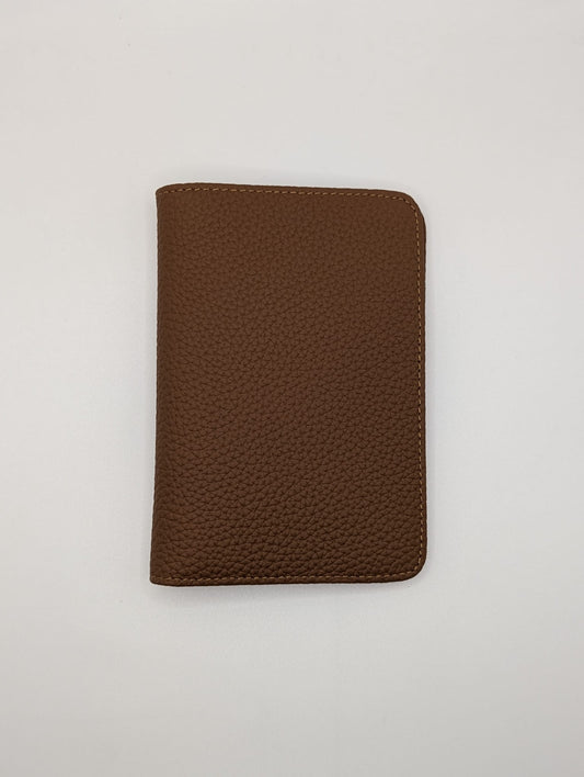 FULL Grain Leather Passport Holder - Brown