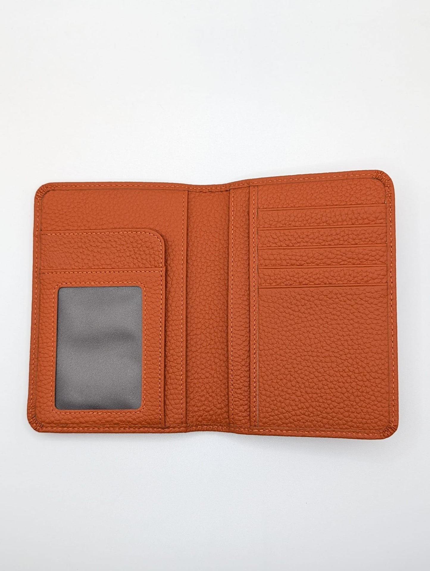 Full Grain Leather Passport Holder - Terracotta