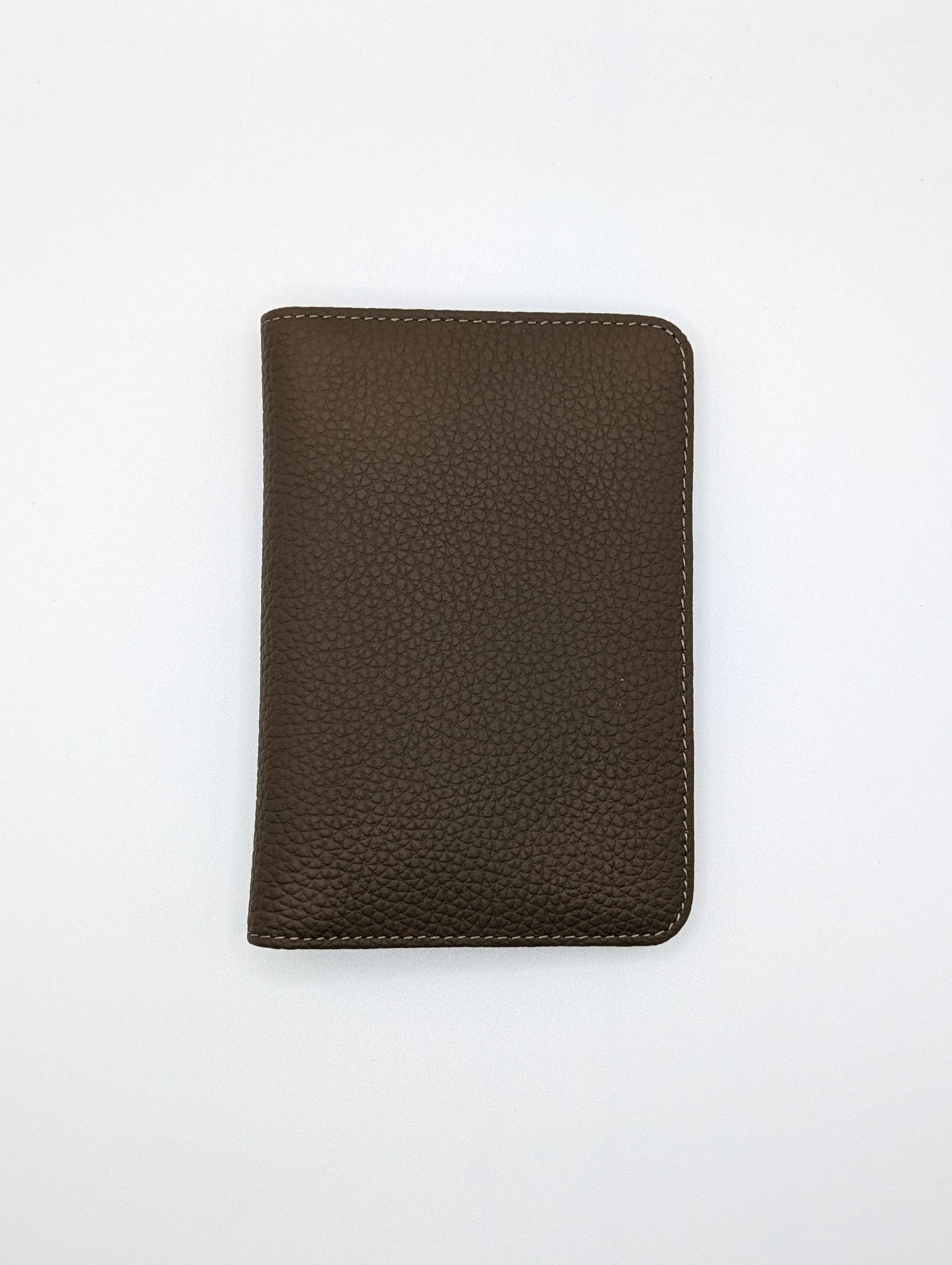 Full Grain Leather Passport Holder- Truffle colour